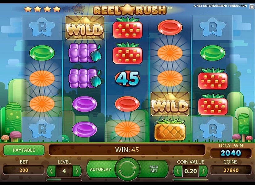 Игровой автомат «Reel Rush» — скачивайте в казино Вулкан на деньги